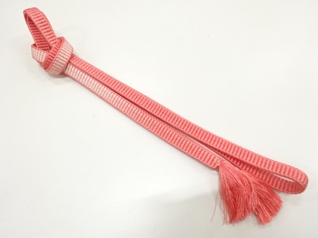 JAPANESE KIMONO / HANDTIED OBIJIME CORD 